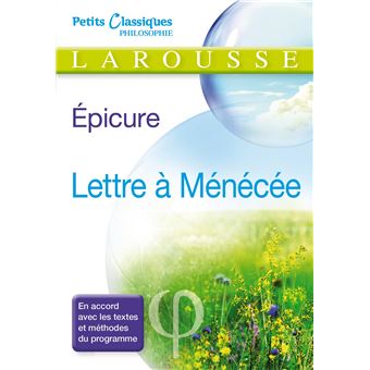 Image de l'objet &laquo; LETTRE A MENECEE &raquo;