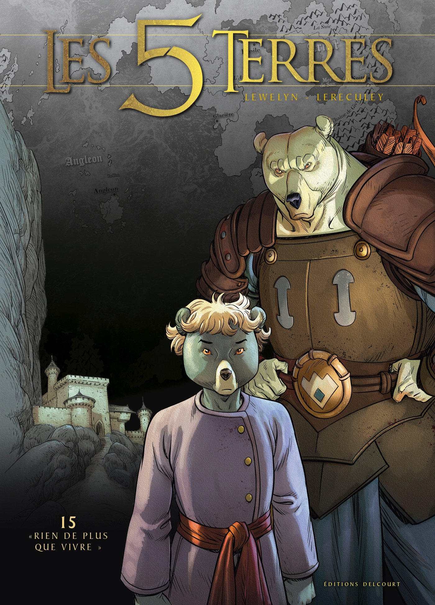 Image de l'objet « 5 TERRES (LES) TOME 15 / RIEN DE PLUS QUE VIVRE »