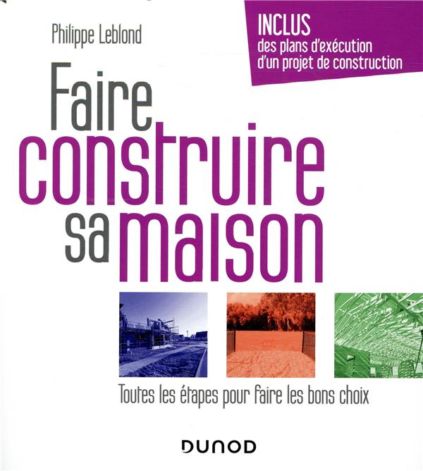 Image de l'objet &laquo; FAIRE CONSTRUIRE SA MAISON &raquo;