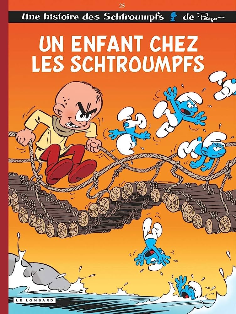 Image de l'objet « SCHTROUMPFS (LES) TOME 25 / UN ENFANT CHEZ LES SCHTROUMPFS »