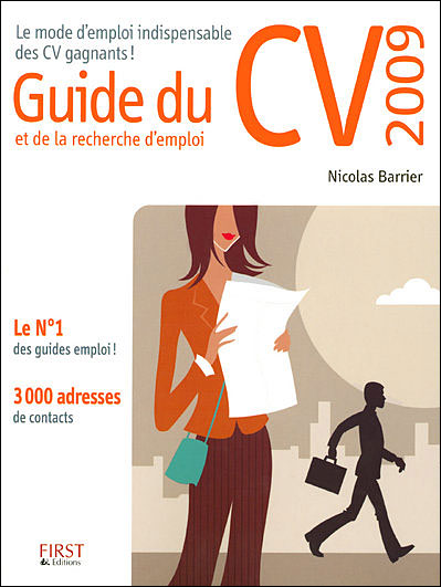 Image de l'objet &laquo; GUIDE DU CV ET DE LA RECHERCHE D'EMPLOI 2009 &raquo;