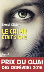 Image de l'objet &laquo; CRIME ETAIT SIGNE (LE) &raquo;