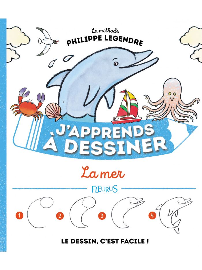 Image de l'objet &laquo; J'APPRENDS A DESSINER / LA MER &raquo;