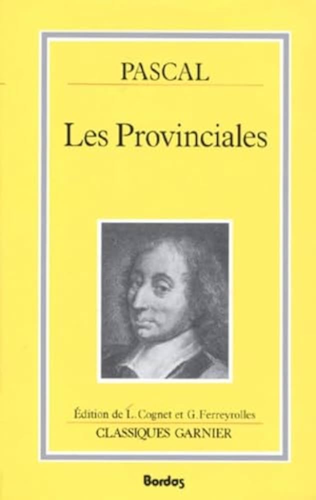 Image de l'objet &laquo; PROVINCIALES OU LES LETTRES ECRITES  (LES) &raquo;