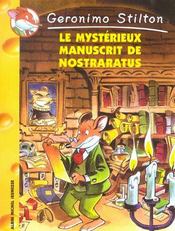 Image de l'objet &laquo; GERONIMO STILTON TOME 4 / LE MYSTERIEUX MANUSCRIT DE NOSTRADAMUS &raquo;