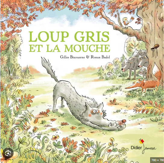 Image de l'objet &laquo; LOUP GRIS ET LA MOUCHE &raquo;