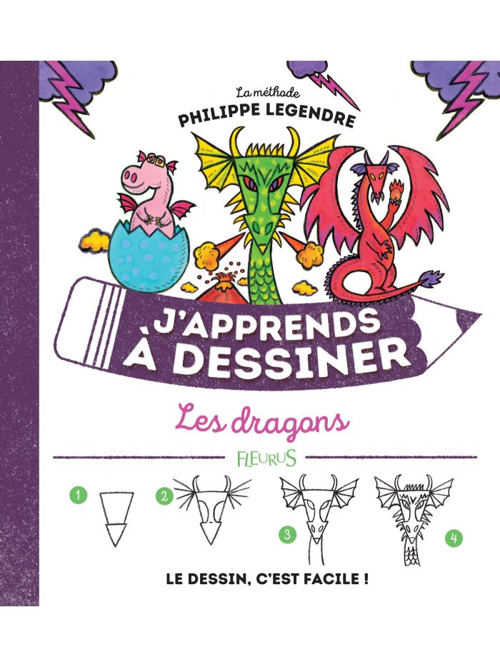 Image de l'objet &laquo; J'APPRENDS A DESSINER / LES DRAGONS &raquo;