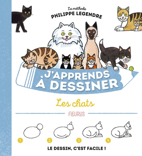 Image de l'objet &laquo; J'APPRENDS A DESSINER / LES CHATS &raquo;