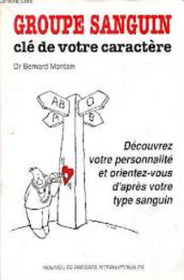 Image de l'objet &laquo; GROUPE SANGUIN , CLE DE VOTRE CARACTERE DECOUVREZ VOTRE PERSONNALITE... &raquo;