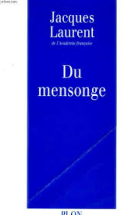 Image de l'objet &laquo; DU MENSONGE &raquo;